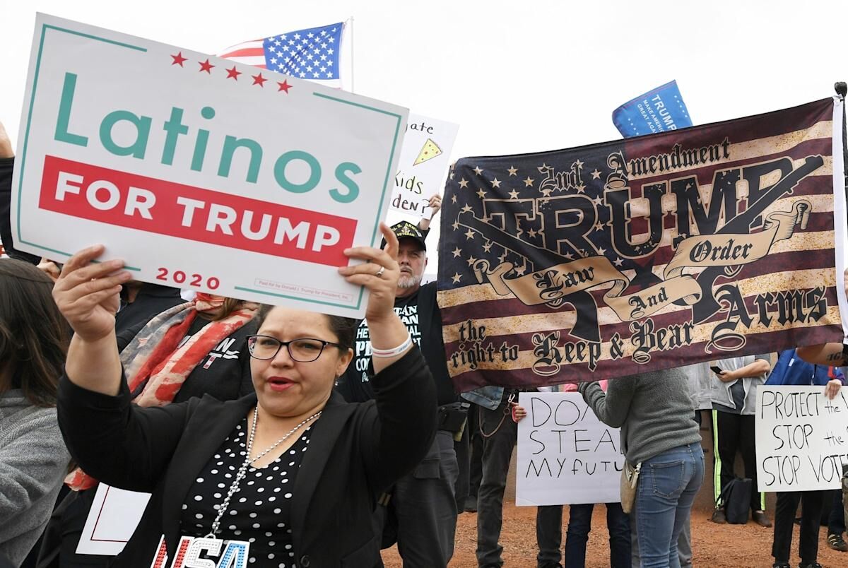 Hispanics' views of Trump